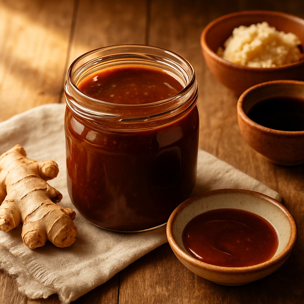 Miso Ginger - a sauce brick from the Food Bricks meal prep system