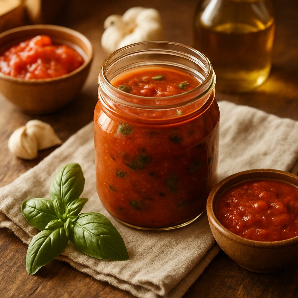 Tomato Basil Sauce - a sauce brick from the Food Bricks meal prep system