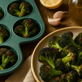 Charred Broccoli Florets