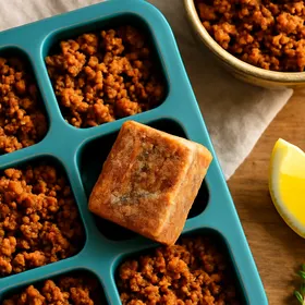 Garlic Turkey Crumble